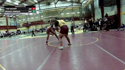 215 lbs Cons. Round 2 - Kai Calcutt, Loyola Academy vs Bradley Dimiglio, Malvern Prep