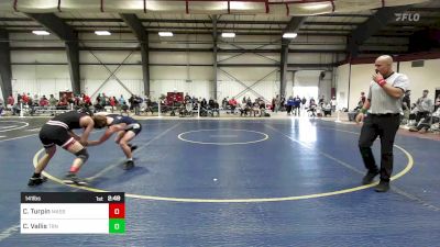 141 lbs Consi Of 16 #1 - Chase Turpin, Massachusetts vs Cord Vallis, Trinity