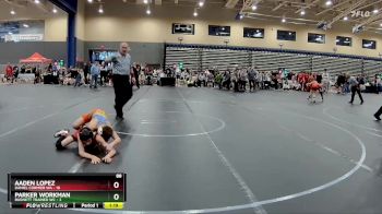 88 lbs Round 1 (8 Team) - Aaden Lopez, Daniel Cormier WA vs Parker Workman, Burnett Trained WC