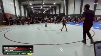 74 lbs Quarterfinal - Liam Clark, CNWC Concede Nothing Wrestling Club vs Jaxon McCulley, Salem Elite Mat Club