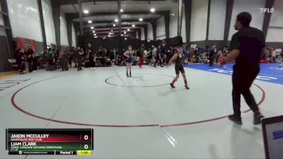 74 lbs Quarterfinal - Liam Clark, CNWC Concede Nothing Wrestling Club vs Jaxon McCulley, Salem Elite Mat Club