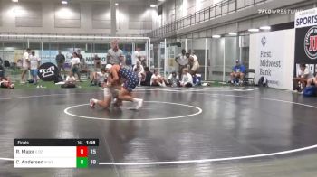 167 lbs Final - Robert Major, Elite Athletic Club DZ vs Cougar Andersen, Team Shutt Greco