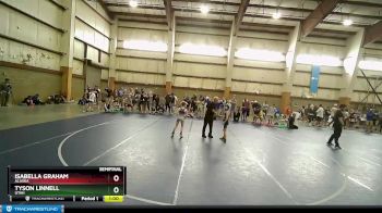 55 lbs Semifinal - Tyson Linnell, Utah vs Isabella Graham, Alaska