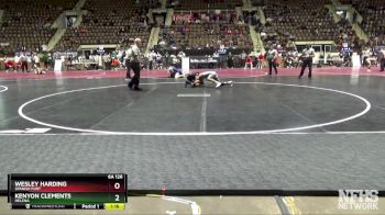 6A 126 lbs Quarterfinal - Kenyon Clements, Helena vs Wesley Harding, Spanish Fort