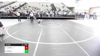 78-M lbs Round Of 16 - Chase Larsen, Yale Street vs Bentley Elliott, Delaware Valley