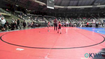 43 lbs Round Of 32 - Jarrett Stewart, Wagoner Takedown Club vs Cannon Francis, Skiatook Youth Wrestling