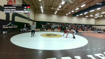 150D Round 3 - Gage Francway, Riverton vs Michael Bernal, Worland