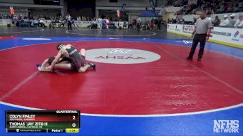 5A 126 lbs Quarterfinal - Colyn Finley, Southside, Gadsden vs Thomas `jay` Zito Iii, John Carroll Catholic HS