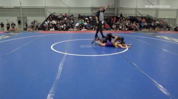 80 lbs Rr Rnd 1 - Justice Gutierrez, Pomona Elite Girls vs Cara Prock, Sisters On The Mat 2