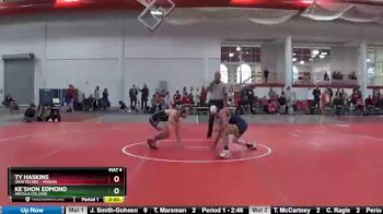 125 lbs Champ. Round 1 - Ke`Shon Edmond, Ancilla College vs Ty Haskins, Unattached - Marian