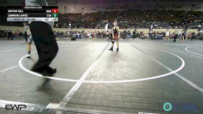 85 lbs Consi Of 16 #2 - Bryor Gill, Ardmore Takedown Club vs Lennon Lantz, Standfast