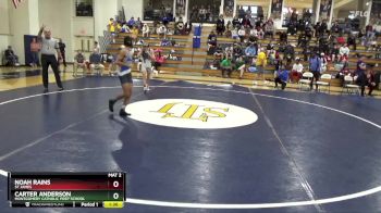 115 lbs Semifinal - Noah Rains, St James vs Carter Anderson, Montgomery Catholic Prep School