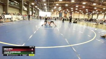 88 lbs Rd# 8- 12:30pm Saturday Final Pool - Nico Emili, PA Gold vs Chase Karenbauer, Minion Black
