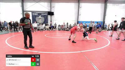 148 lbs Final - James Whitbred, Meatballs vs Tobin McNair, NC United