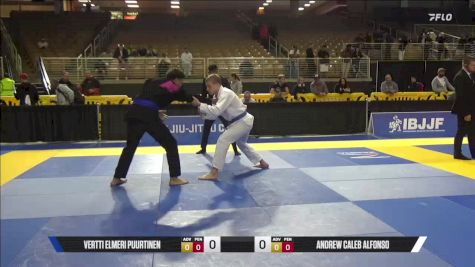 Andrew Caleb Alfonso vs Vertti Elmeri Puurtinen 2025 Pan Jiu Jitsu IBJJF Championship