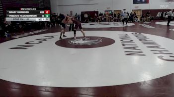 157 lbs Semifinal - Preston Klostermann, Upper Iowa vs Brady Swenson, Augsburg
