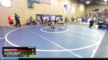 145 lbs Cons. Round 1 - Matthew Cuellar, St. Joseph (Santa Maria) vs Noah Sanchez, Centennial