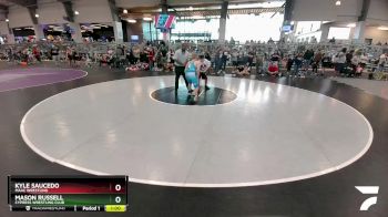 135 lbs Cons. Round 2 - Mason Russell, Cypress Wrestling Club vs Kyle Saucedo, MAAC Wrestling