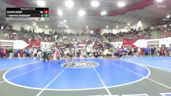 115 lbs Cons. Round 3 - Kanyha Robinson, Evansville Central vs Alexis Kiger, Yorktown Wrestling Club