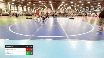 126 lbs Rr Rnd 2 - Peter Sarouch, Central Maryland Wrestling vs Gylon Sims, Team Shutt Dynasty