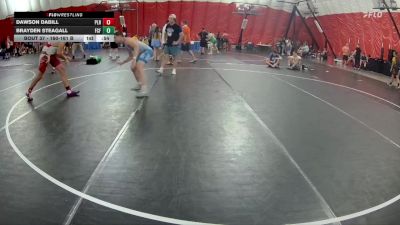 160-161 B Round 3 - Brayden Steagall, Franklin Central Flashes vs Dawson Dabill, Pequot Lakes/Pine River-Backus