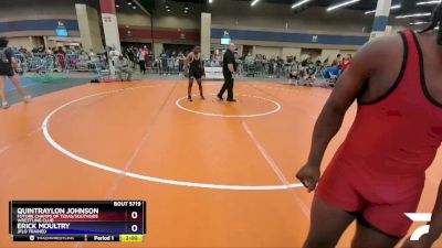 160 lbs Quarterfinal - Quintraylon Johnson, Future Champs Of Texas/Southside Wrestling Club vs Erick Moultry, Jflo Trained