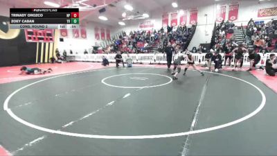 110 lbs Cons. Round 2 - Trinady Orozco, Newbury Park vs Zoey Caban, Yucca Valley