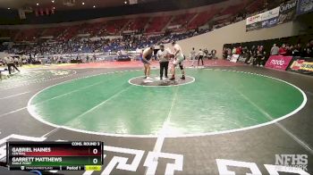 5A-285 lbs Cons. Round 3 - Gabriel Haines, Central vs Garrett Matthews, Eagle Point