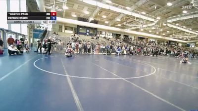 126 lbs Cons. Round 3 - Easton Pace, Sanderson Wrestling Academy vs Patrick Stark, Empire Wrestling Club