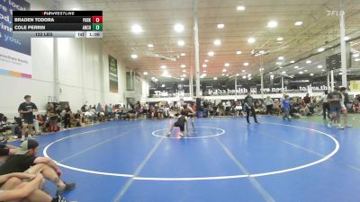 122 lbs Rr Rnd 1 - Braden Todora, Parkland - HS vs Cole Perrin, Anchor Down - HS
