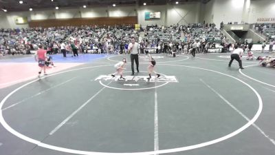 72 lbs Round Of 16 - Kayzlee Young, Small Town WC vs Cataleya Robinette, Institue Of Combat