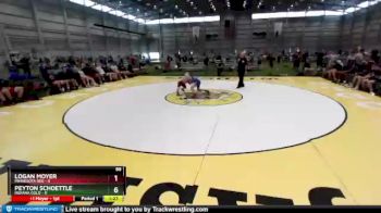88 lbs Placement Matches (8 Team) - Logan Moyer, Minnesota Red vs Peyton Schoettle, Indiana Gold