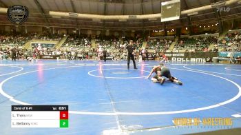 68 lbs Consi Of 8 #1 - Lennox Theis, New Prague Wrestling vs Londyn Bellamy, Force Elite