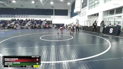 165 lbs Semifinal - Ryan Hanson, Murrieta Valley vs Nathan Aceves, Brea Olinda