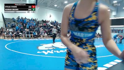 145 lbs Semis & 1st Wb (8 Team) - Citlali Chang, Long Beach vs Hannah Brown, St. Martin High School Girls