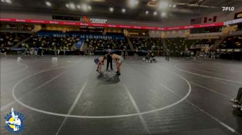 285 lbs Champ. Round 1 - Jareth Navarro, Linn-Mar vs Chase Schams, La Crosse Aquinas