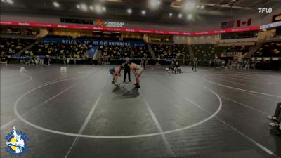 285 lbs Champ. Round 1 - Jareth Navarro, Linn-Mar vs Chase Schams, La Crosse Aquinas