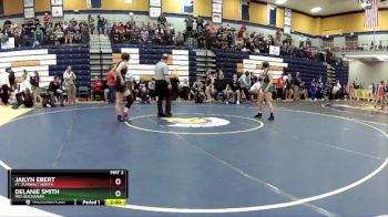 115 lbs. Quarterfinal - Jailyn Ebert, Ft. Zumwalt North vs Delanie Smith, Mid-Buchanan