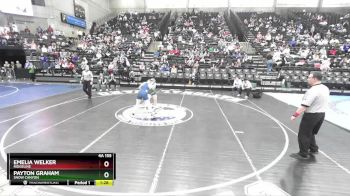 4A 155 lbs Quarterfinal - Emelia Welker, Ridgeline vs Payton Graham, Snow Canyon