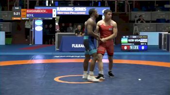 77 kg Nerbek Khashimbekov, UZB vs Kamal Bey, USA