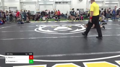 120-C lbs Round Of 32 - Colton Nixon, OH vs Griffen Freeman, NY