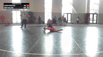 133 lbs Consi Of 8 #2 - Logan Mueller, Gardner-Webb vs Reef DILLARD, Unaffiliated