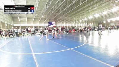 113 lbs Semifinal - Gage Snook, Sanderson Wrestling Academy vs Michael Kowalski, Empire Wrestling Club