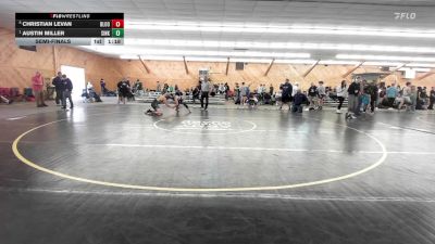 145 lbs Semifinal - Christian LeVan, Bloomsburg vs Austin Miller, Sinking Spring