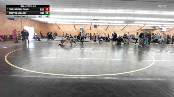 145 lbs Semifinal - Christian LeVan, Bloomsburg vs Austin Miller, Sinking Spring