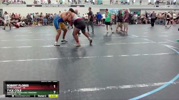 285 lbs Cons. Round 3 - Tyce Cole, Jefferson Highschool Dragons Wrestling vs Robert Flores, Glynn Academy