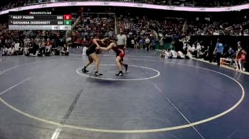 145 lbs Cons. Round 2 - Riley Paden, South Mecklenburg  vs Giovanna Disbennett, Dixon