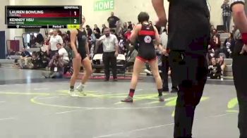 131 lbs Semifinal - Kenndy Hsu, Palo Verde vs Lauren Bowling, Foothill