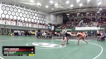 190 lbs Cons. Round 5 - Jimmy Zarzeczny, Padua Franciscan (Parma) vs Ryan Wilhelm, Buckeye (Medina)