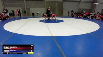 105 lbs Round 2 (6 Team) - Chevy Coleman, Louisiana vs Betzy Sanchez, Tennessee